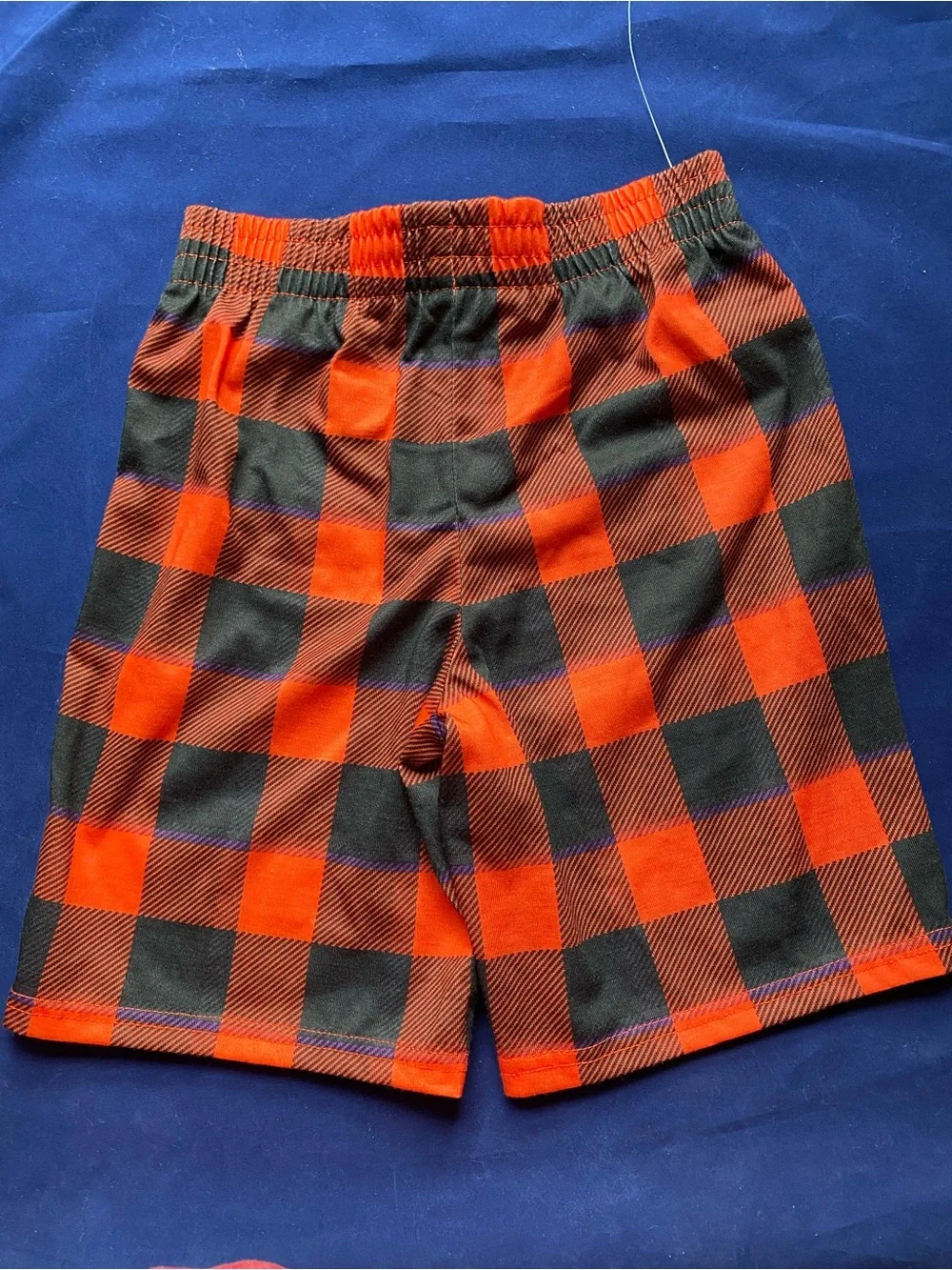 New Cat & Jack Buffalo Plaid Sleep Shorts Size Small 6/7 Kids